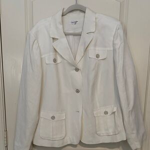 Calvin Klein Collection Women's White Blazer